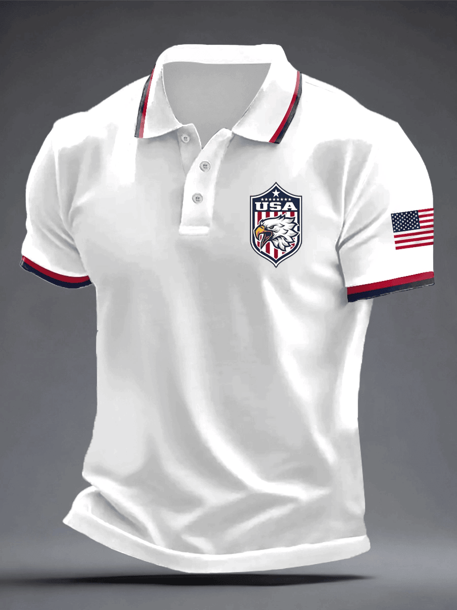 USA Soccer FIFA 2026 World Cup Polo Shirt Men's Game Day Apparel Gifts For Soccer Supporters