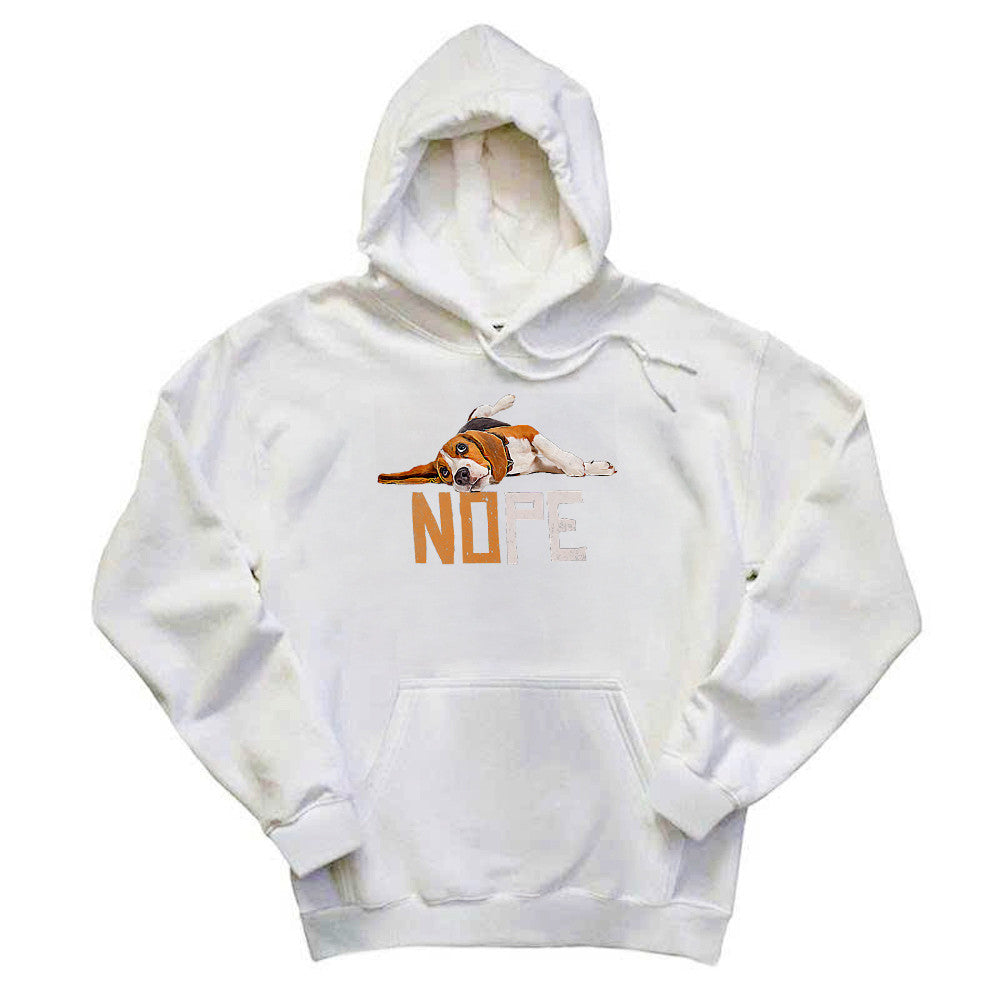 Lazy Beagle Nope Shirt Vintage Fun Hoodie Designs Beagle Owner Gifts