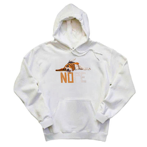 Lazy Beagle Nope Shirt Vintage Fun Hoodie Designs Beagle Owner Gifts