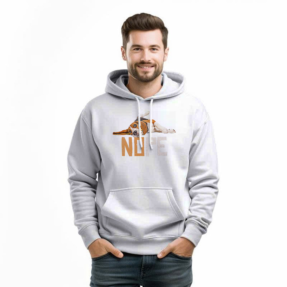 Lazy Beagle Nope Shirt Vintage Fun Hoodie Designs Beagle Owner Gifts