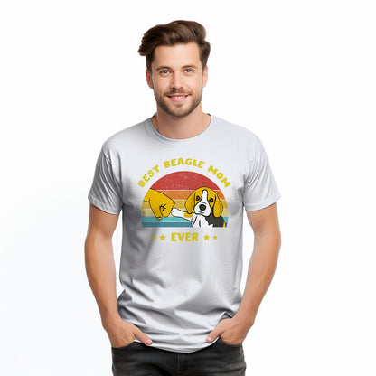 Best Beagle Mom Ever Shirt Beagle Lover Vintage T Shirt Gift For Womens