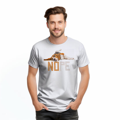 Lazy Beagle Nope Shirt Vintage Fun T Shirt Designs Beagle Owner Gifts