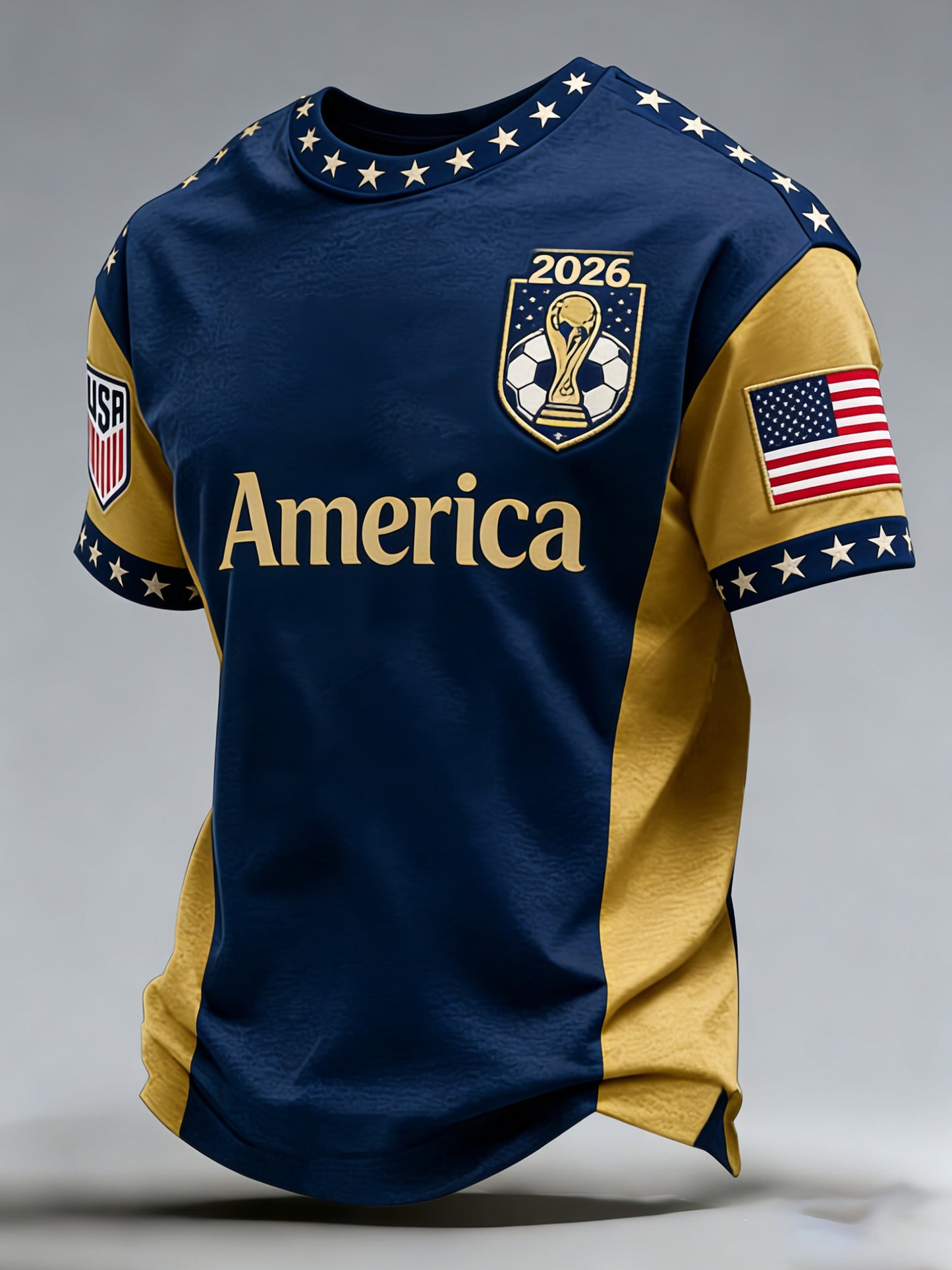 USA Soccer FIFA World Cup 2026 T-Shirt Mens Game Day Apparel Gifts For Soccer Lovers