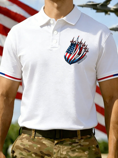 America 250Th Anniversary Polo Shirt 1776 2026 Merch Best 4Th Of July Clothes Dad Gifts