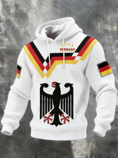 Germany Soccer World Cup 2026 Hoodie Men's Game Day Hoodie Gifts For Germany Football Fans