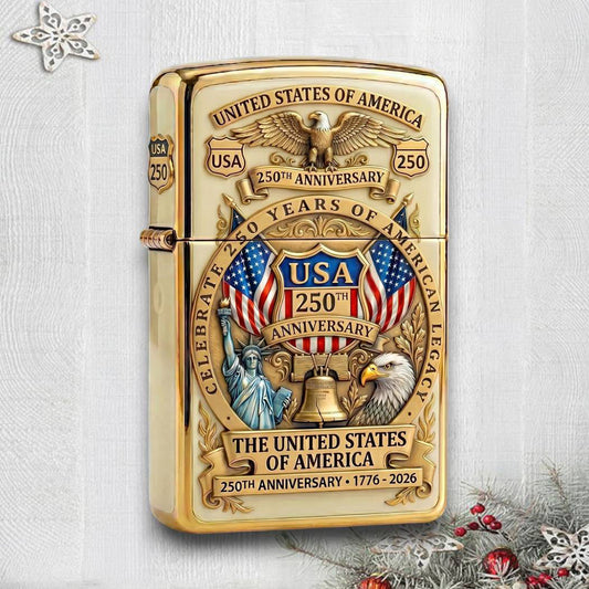 United States Of America 250Th Anniversary Zippo 1776 2026 Merch Patriotic Gift Ideas