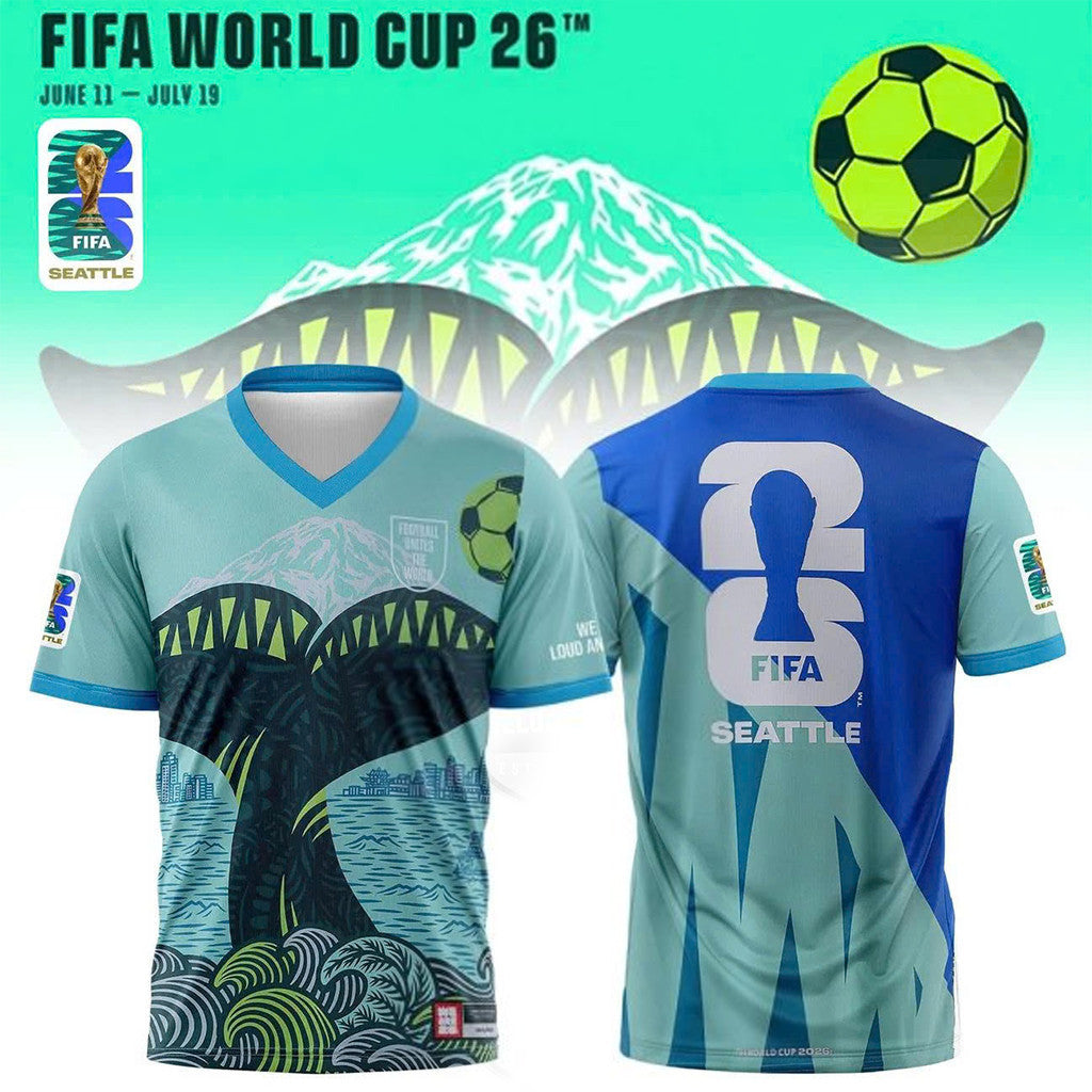 FIFA World Cup 2026 Seattle Jersey FIFA Game Day Apparel Best Gifts For World Cup Fans