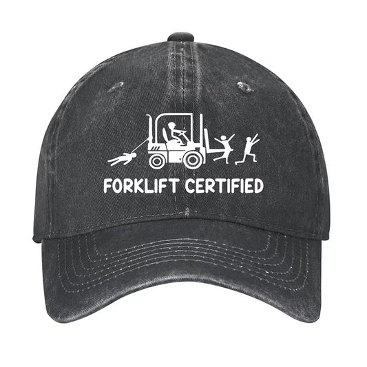 Forklift Certified Funny Warehouse Worker Hat - Mouldkingstore