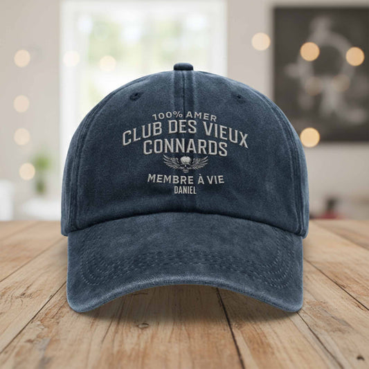 Personnalisee Hat Casquette Vintage Homme Humour Cap - Mouldkingstore