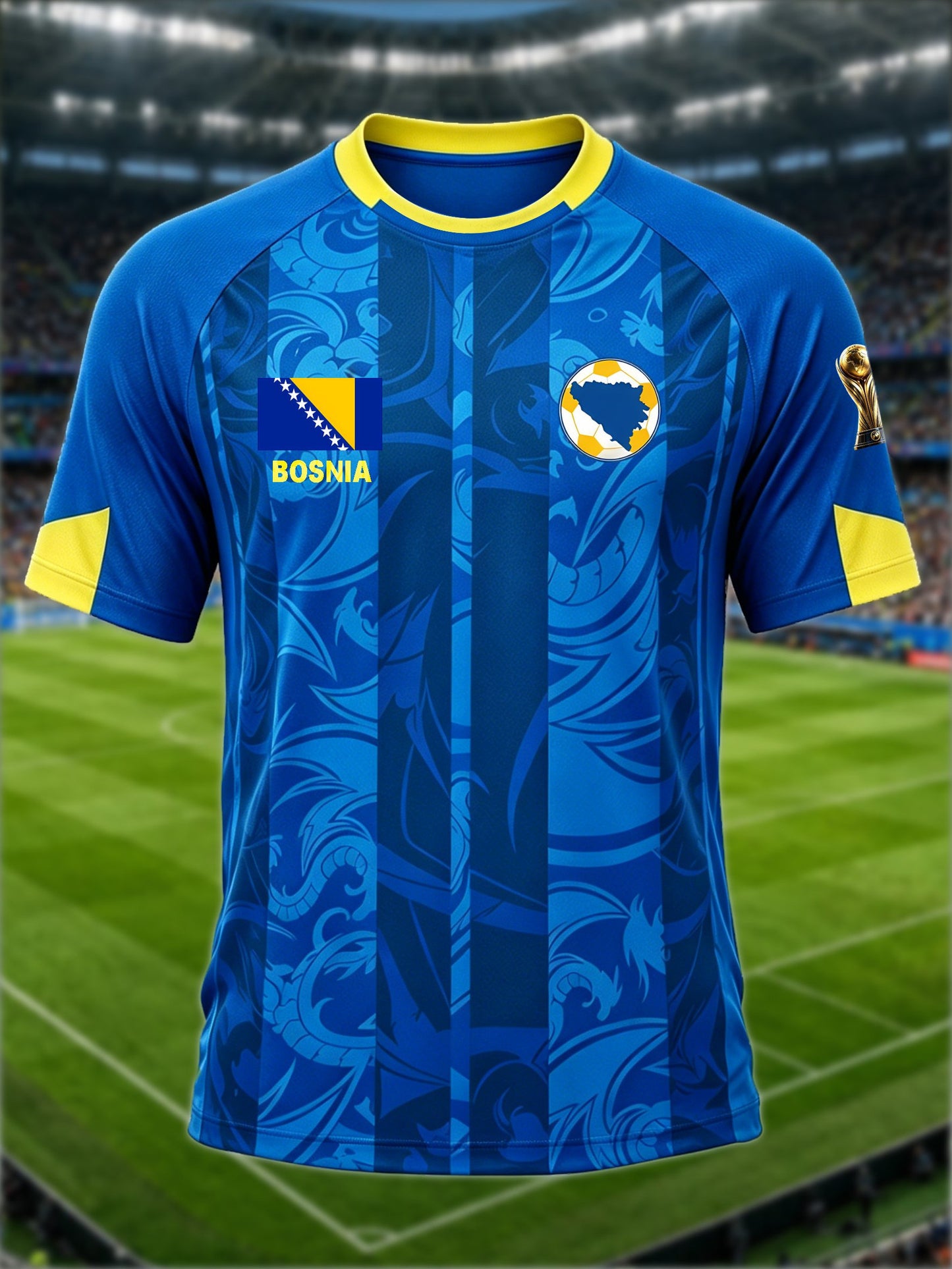 Bosnia Soccer 2026 World Cup T-Shirt Bosnia National Pride Merchandise Gifts For Football Days