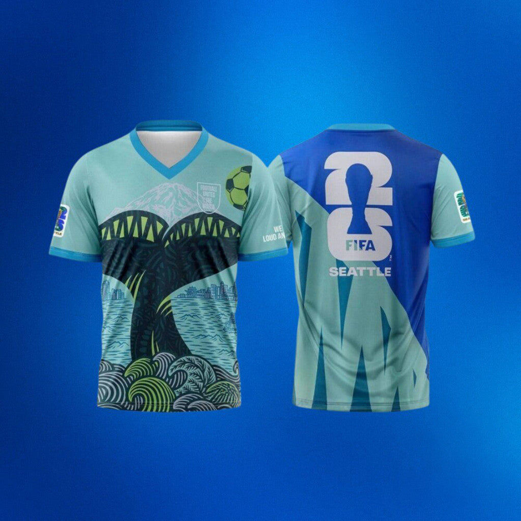 FIFA World Cup 2026 Seattle V-Neck Shirt Game Day Outfits FIFA World Cup Merch Best Fan Gifts
