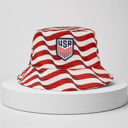 USA World Cup 2026 USMNT Stripe Bucket Hat USA Soccer Fan Gear Best Father's Day Gifts