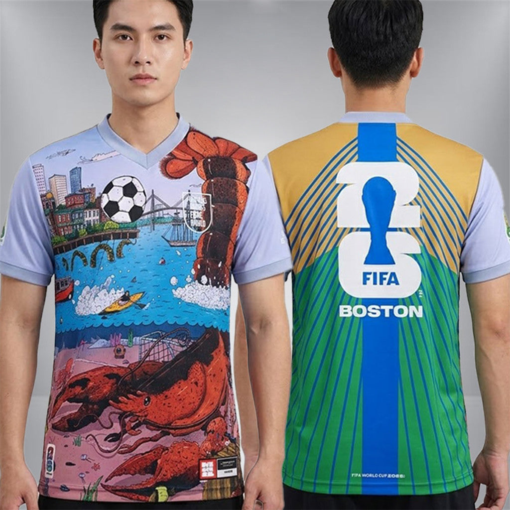 World Cup 2026 Boston City Host City V-Neck Shirt World Cup Merch Best Gift For Soccer Fans