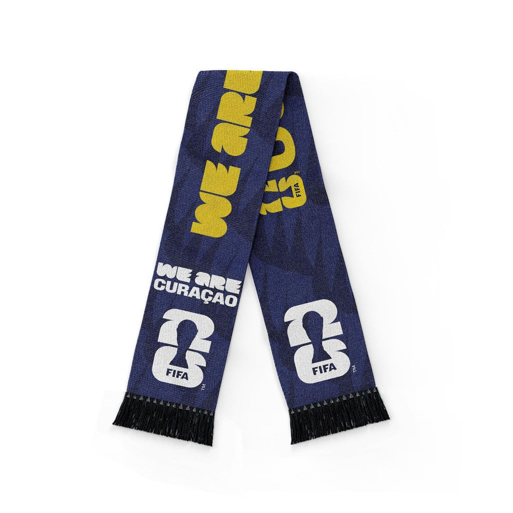 World Cup 2026 Merch We Are Curacao Scarf Game Day Gear Curacao Football Merch Fan Gifts Ideas