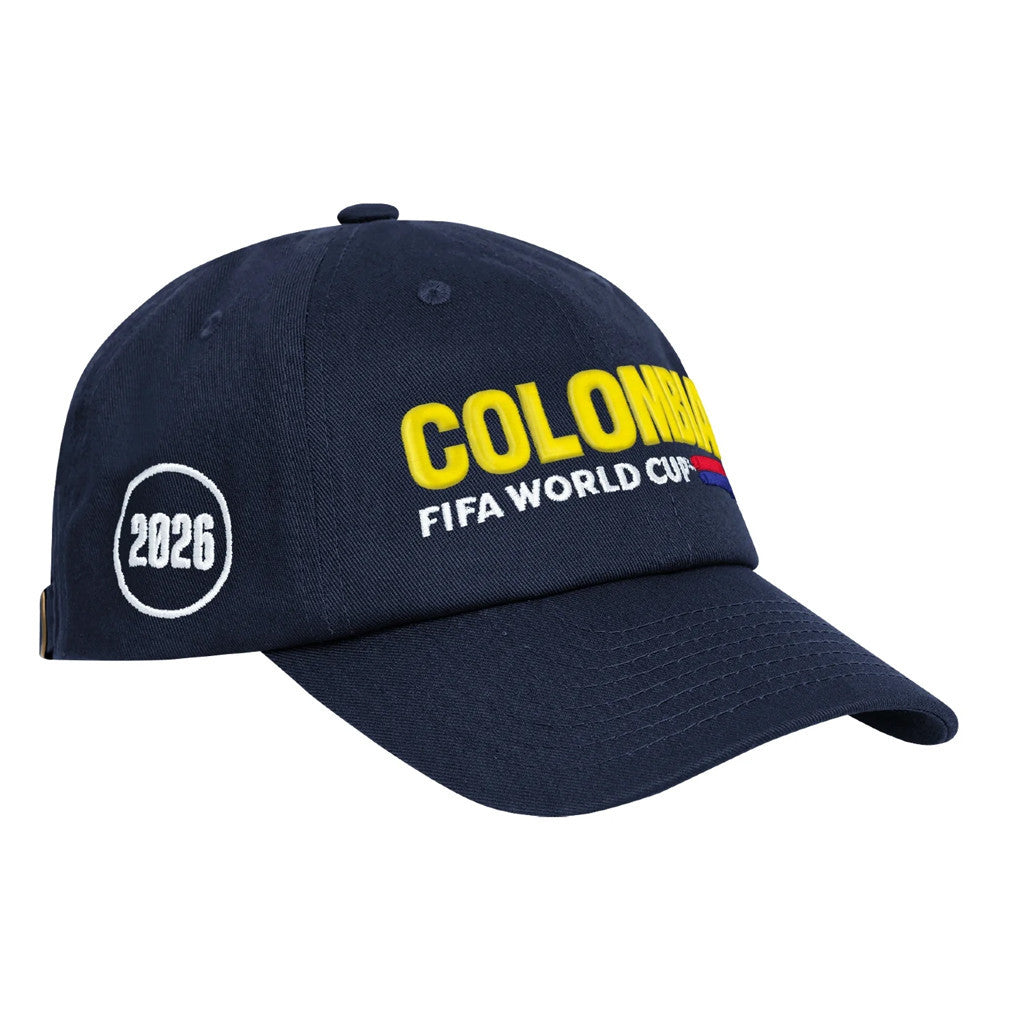 World Cup 2026 Merch Colombia World Cup 2026 Embroidered Hat Colombia Football Team Merch Navy