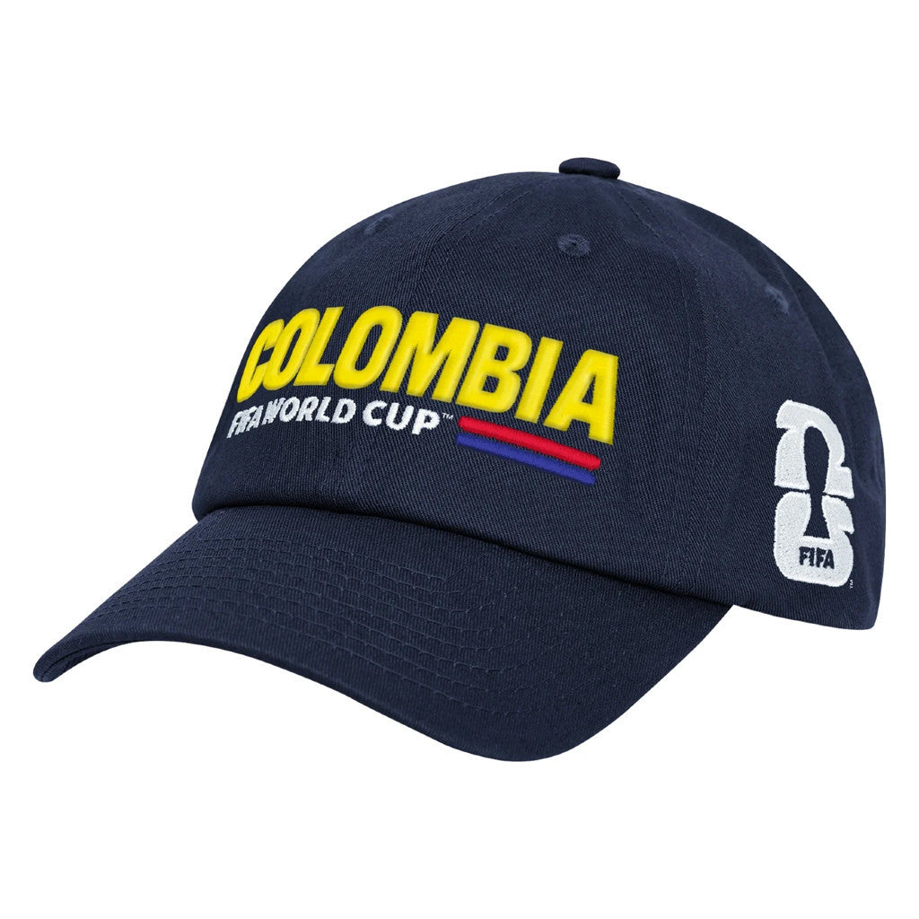 World Cup 2026 Merch Colombia World Cup 2026 Embroidered Hat Colombia Football Team Merch Navy