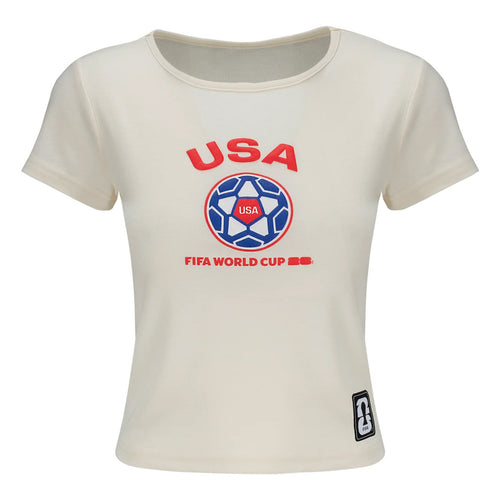 FIFA World Cup 2026 Merch USA World Cup 2026 Women's Baby Tee Gifts For Wife