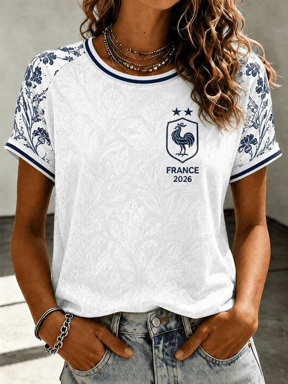 France FIFA World Cup 2026 T-Shirt 2 Stars Shirts Football Fan Gear Best Gifts For Her
