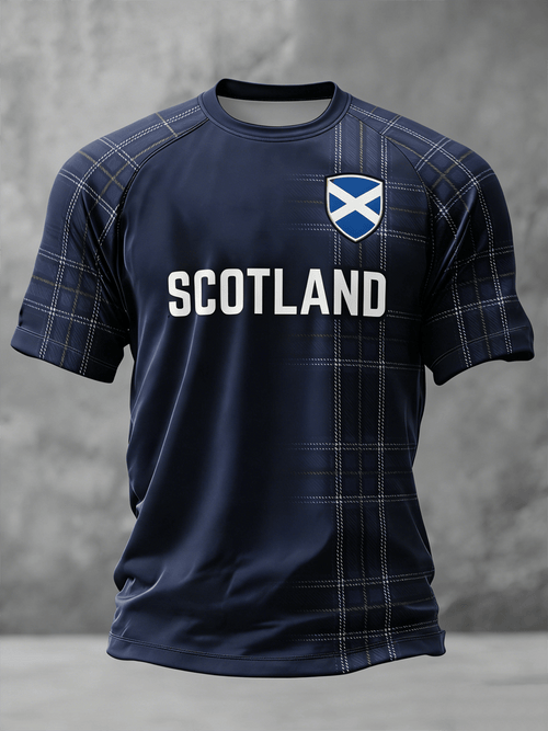 Scotland FIFA World Cup 2026 T-Shirt Match Day Clothing Football Fan Gifts For Him