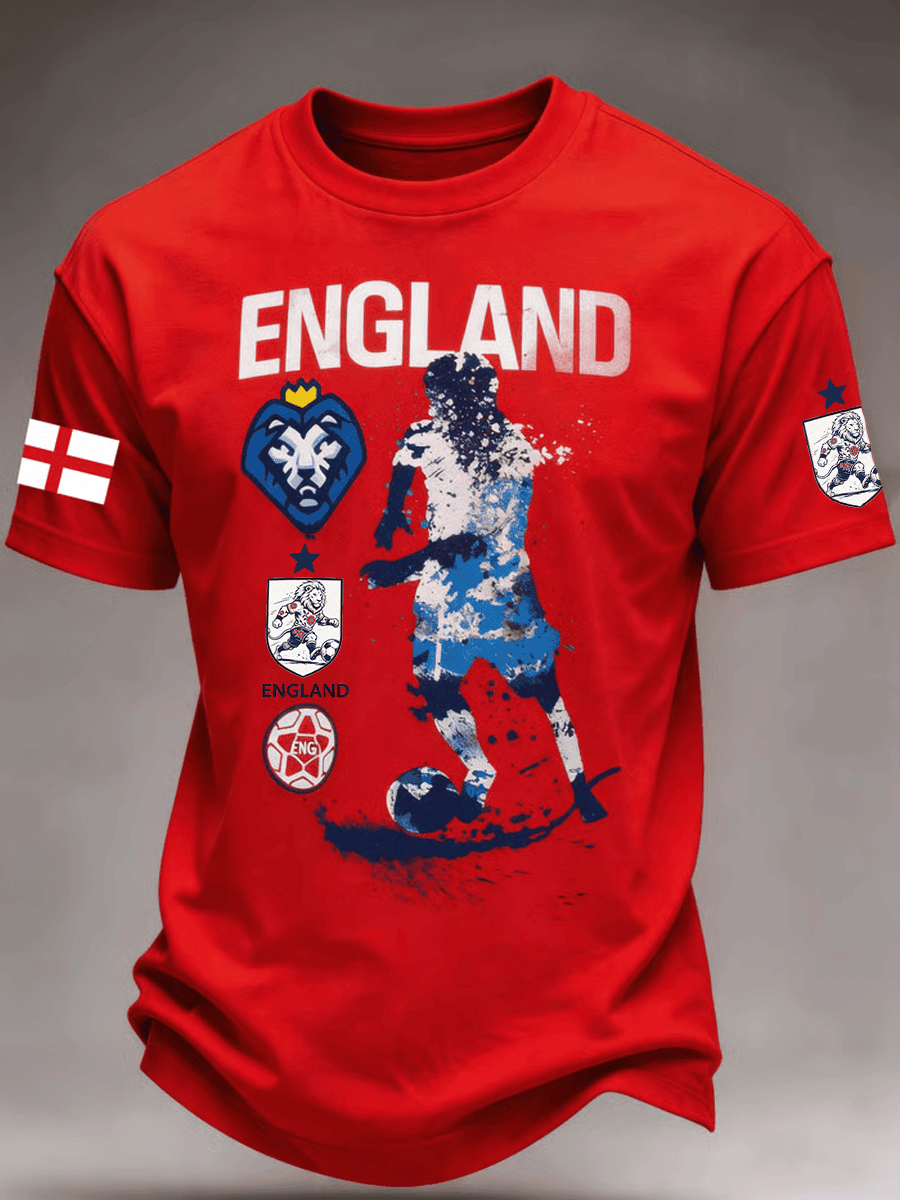 England 2026 World Cup T-Shirt England National Football Team Clothing Game Day Gifts