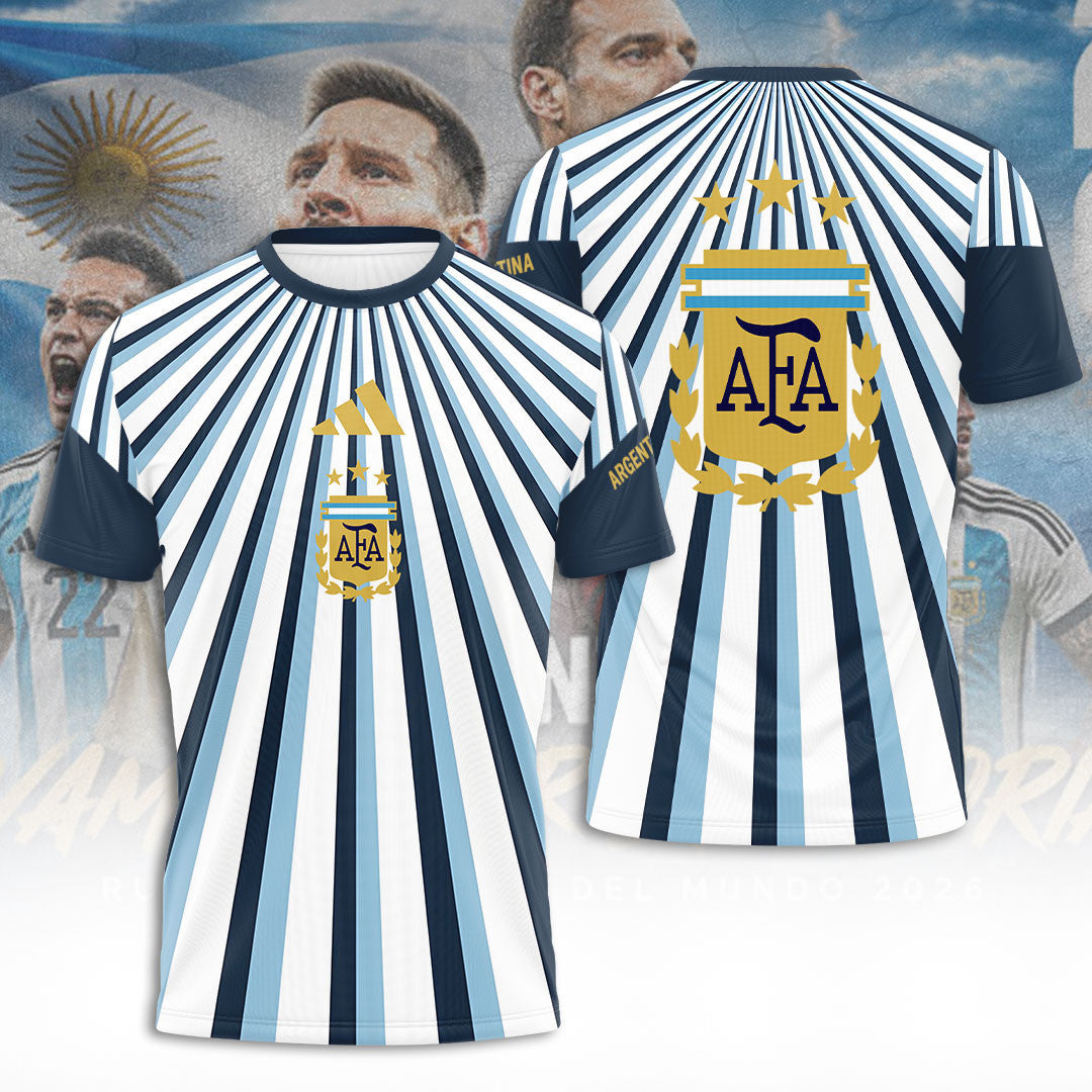 Argentina National Football Pre Match 2026 Shirt Argentina FIFA World Cup 2026 Merch Gifts