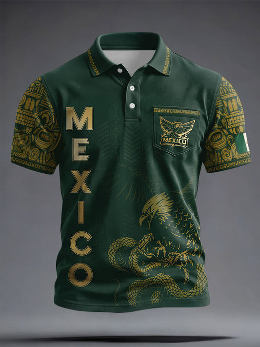 Mexico FIFA World Cup 2026 Polo Shirt Game Day Outfits Mexico Football Team Merch Fan Gifts