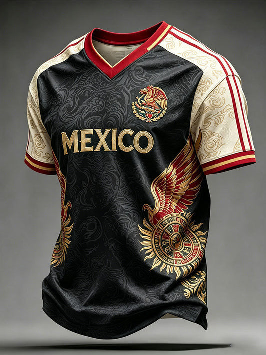 Mexico FIFA World Cup 2026 V-Neck Shirt Game Day Merch Perfect Gift For Mexico Football Fans