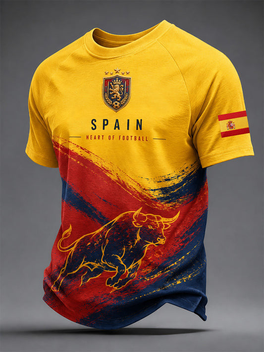 Spain FIFA World Cup 2026 Merch Spain Heart Of Football T-Shirt Gifts For Supporters