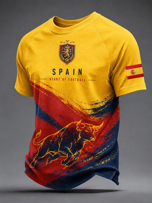 Spain FIFA World Cup 2026 Merch Spain Heart Of Football T-Shirt Gifts For Supporters
