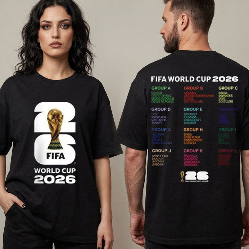 FIFA World Cup 2026 World Cup Bracket T-Shirt Game Day Merch Gifts For Soccer Lovers