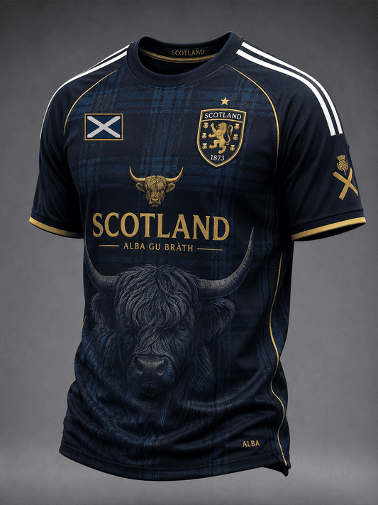 Scotland FIFA World Cup 2026 Merch Scotland Alba Gu Brath T-Shirt Gift For UK Football Lovers