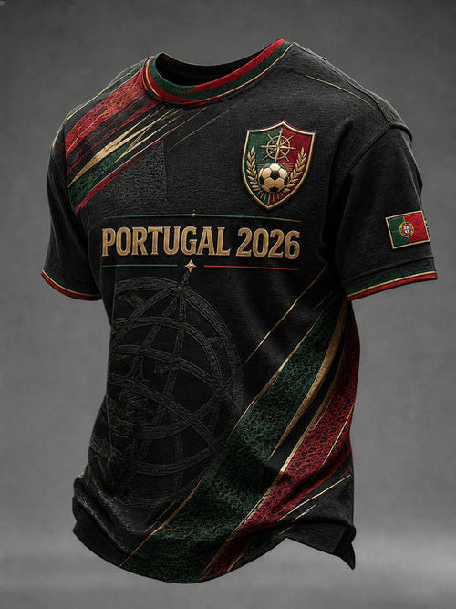 Portugal FIFA World Cup 2026 T-Shirt Game Day Attire Portugal Football Team Merchandise Gifts