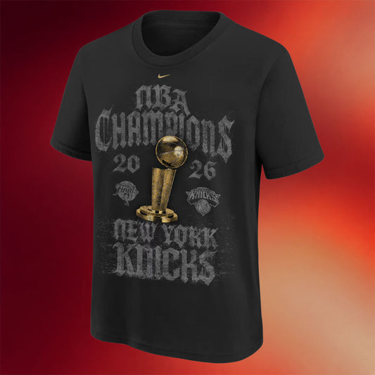 New York Knicks Championship Shirt Locker Room Collection Merch Knicks Black 2026 Finals Champions T-Shirt