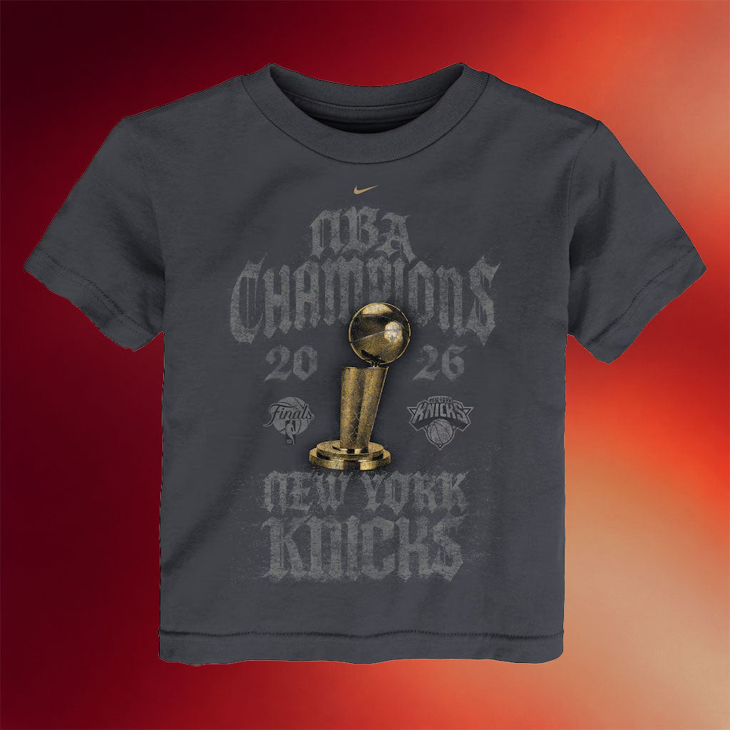 New York Knicks Championship Baby Tee Locker Room Collection NY Knicks 2026 Finals Champions Merch