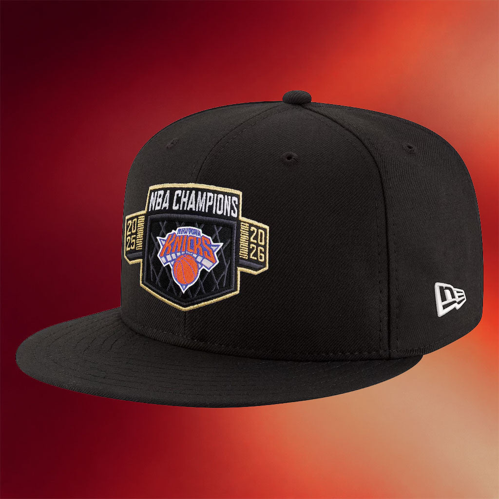 New York Knicks Championship Snapback Hat NY Knicks 2026 Finals Champions Merch Embroidered