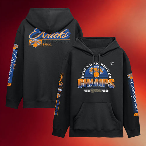 New York Knicks Champions Merch NY Knicks 2026 Finals Champions Hoodie Black Gifts For Dad