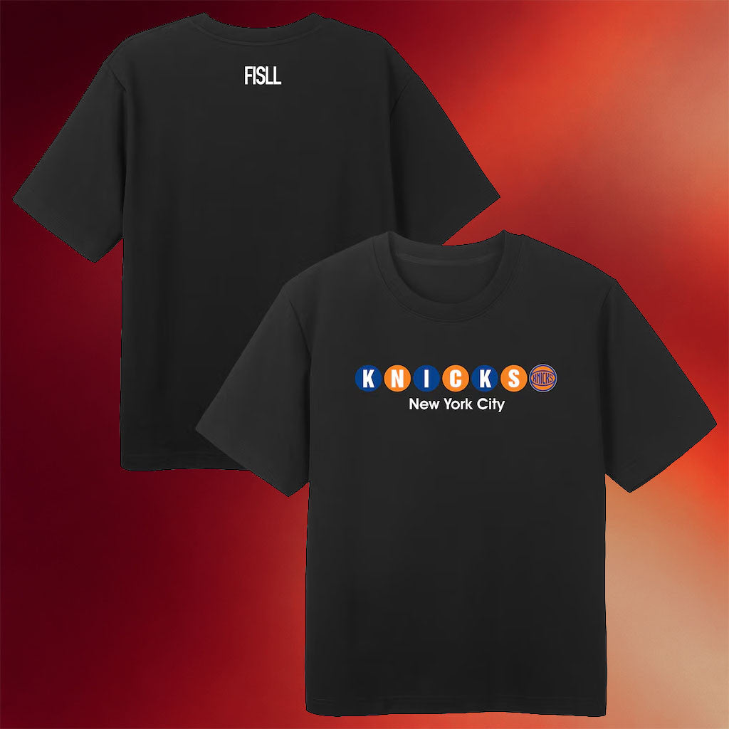 New York Knicks Championship Shirt NY Knicks FISLL Subway T-Shirt Basketball Fan Gear Black