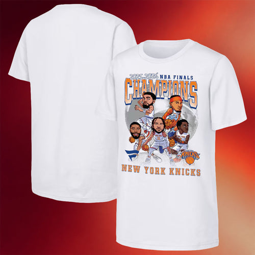 2026 New York Knicks Championship Shirt NY Knicks Finals Champions Caricature T-Shirt Fan Gifts