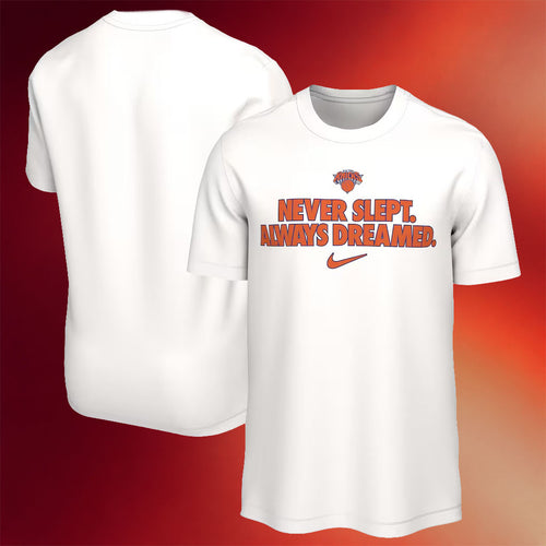 NY Knicks Champions Merch 2026 New York Knicks Never Slept Always Dreamed T-Shirt Fan Apparel