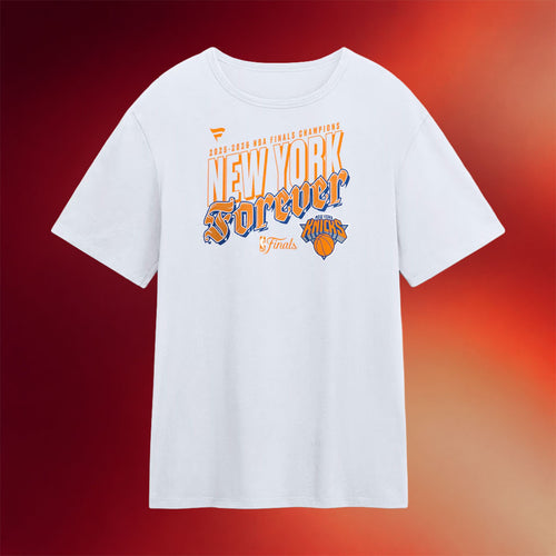 NY Knicks Championship Shirt New York Knicks Fanatics White 2026 Finals Champions Hometown T-Shirt
