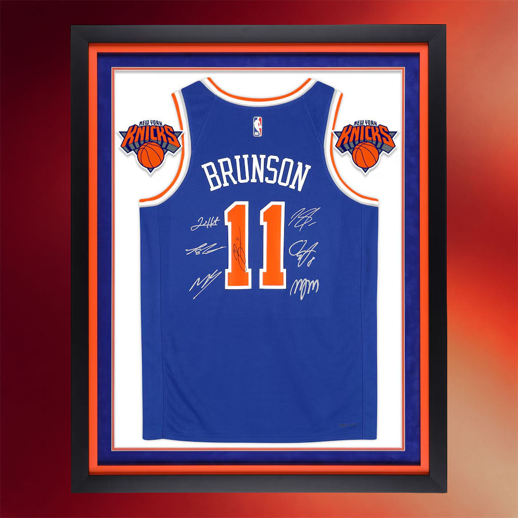 New York Knicks Champions Merch 2026 Jalen Brunson #11 Icon Swingman Jersey Poster Home Decor