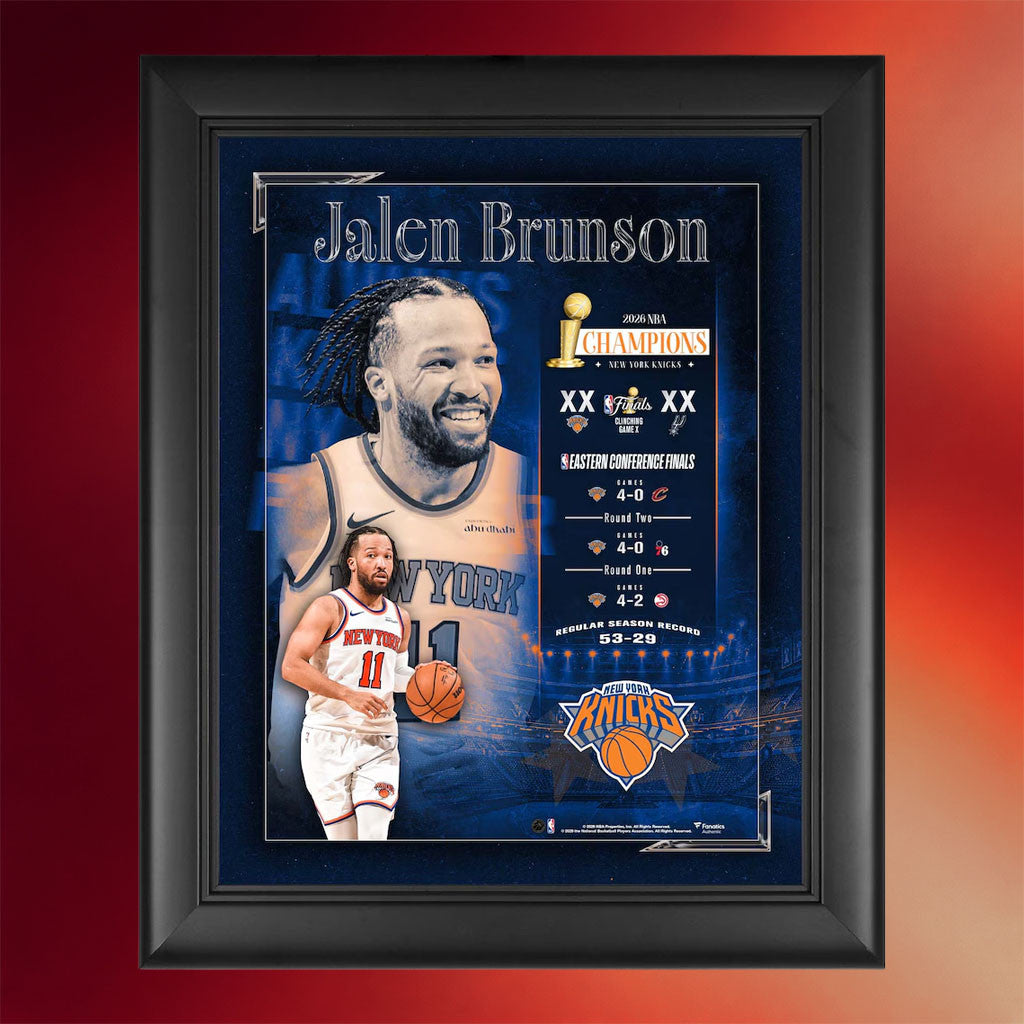 New York Knicks Champions Merch 2026 Jalen Brunson Knicks Finals Champions Collage Poster Decor