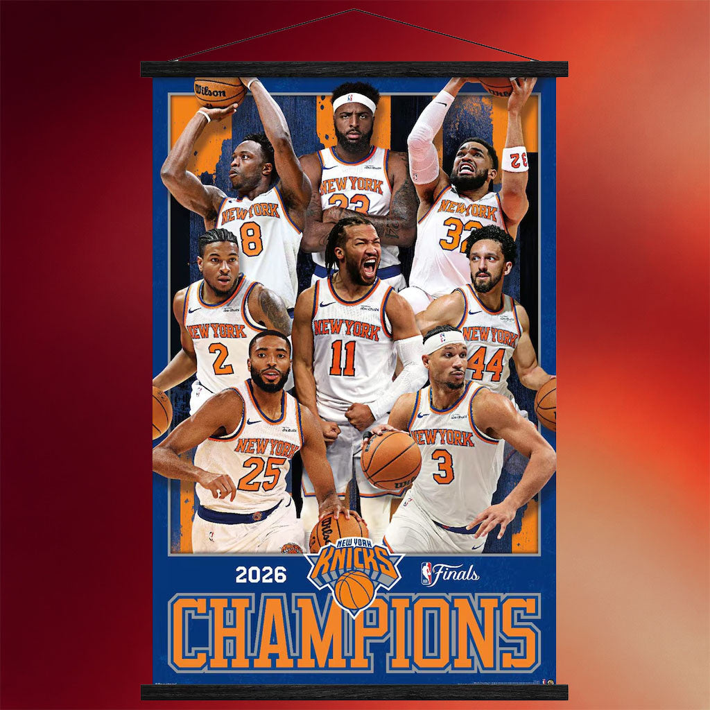 New York Knicks Champions Merch 2026 NY Knicks Finals Champions Poster Wall Decor Fan Gift