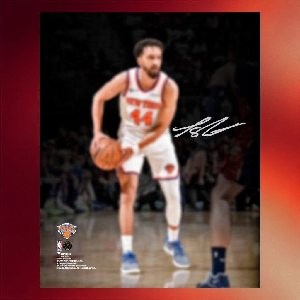 New York Knicks Champions Merch Landry Shamet NY Knicks 2026 Finals Champions Action Spotlight Poster
