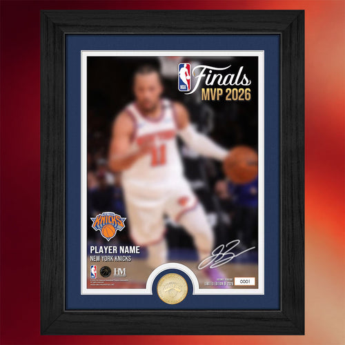 New York Knicks Champions Merch NY Knicks Jalen Brunson 2026 Finals MVP Poster Signed Home Decor