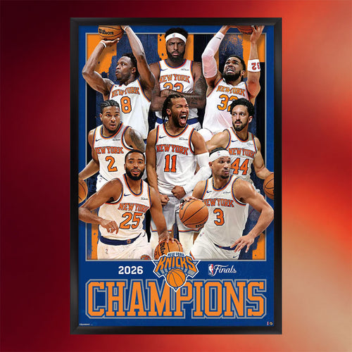 NY Knicks Champions Merch 2026 New York Knicks Finals Champions Poster Wall Art Decor For Fans
