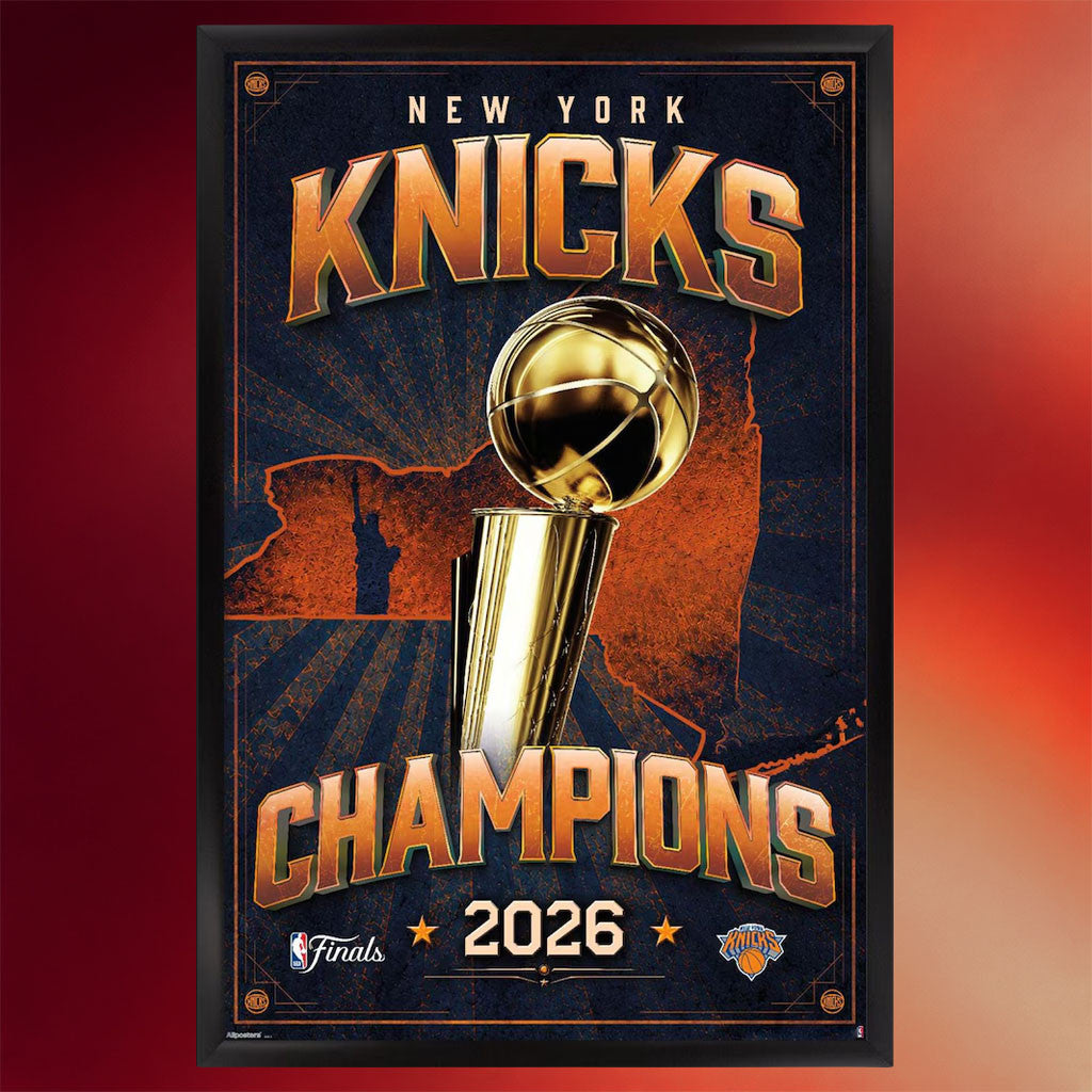 NY Knicks Champions Merch 2026 New York Knicks Finals Champions Poster Basketball Fan Decor