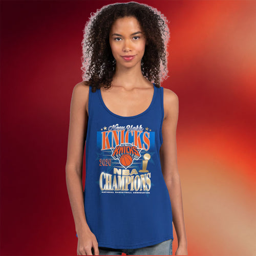 New York Knicks Champions Merch 2026 NY Knicks Championship Tank Top Blue Basketball Enthusiast Gifts