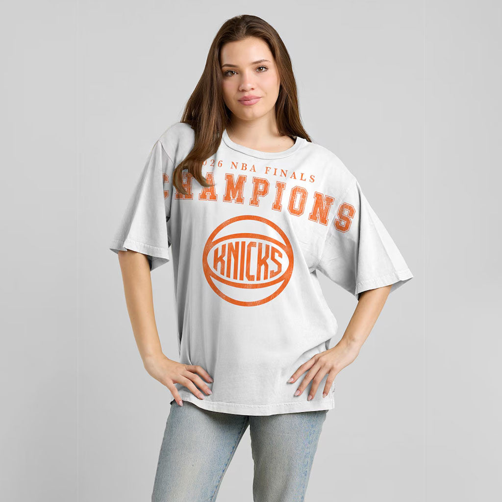New York Knicks Champions Merch 2026 NY Knicks Championship Shirt White Basketball Fan Gift Ideas