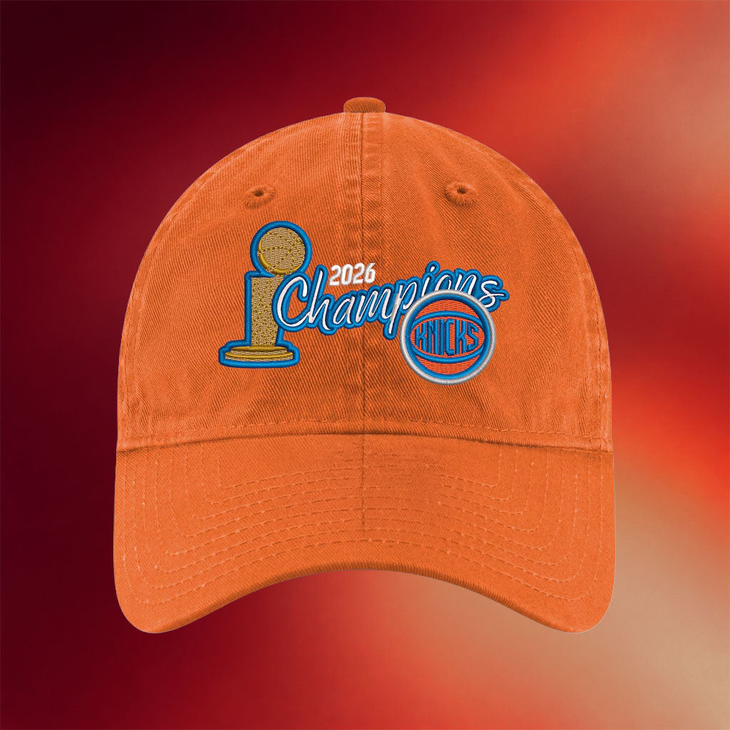 2026 New York Knicks Champions Merch NY Knicks Finals Champions Hat Orange Gifts For Brother
